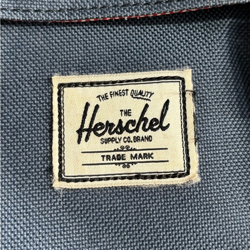 Herschel Supply Company Blue Backpack with Brown Straps - Picture 2 of 9